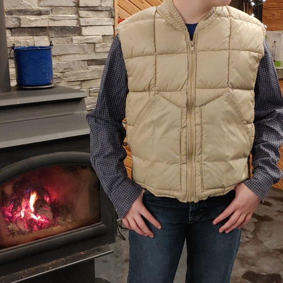 western puffer vest